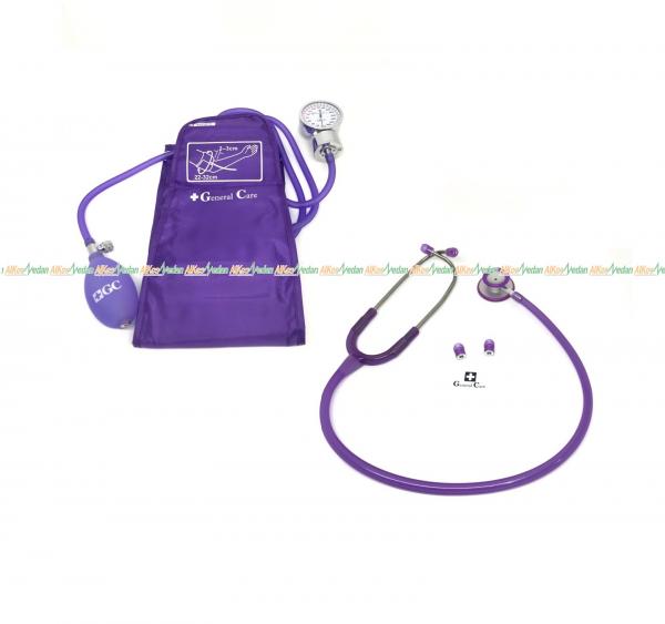TENSIMETER ANEROID + STETOSKOP GENERAL CARE SET TENSI TRANSPARANT
